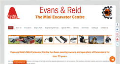 Desktop Screenshot of miniexcavatorcentre.com